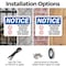 Signmission No Ignition Sources Turn Off, 24 in W x Rectangle, Plastic OS-2PACK-NS-P-1824-L-14667 - alternate 6